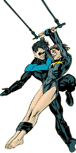 Nightwing and Barbara on the Trapeze, issue #8.