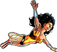 Wonder Woman in Flight